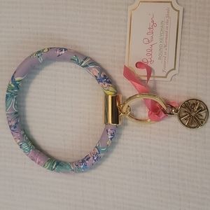 Lilly Pulitzer Round Keychain Mermaid In the Shade